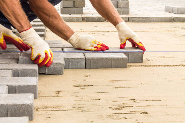 Permeable Paver Driveway in Beach City, TX